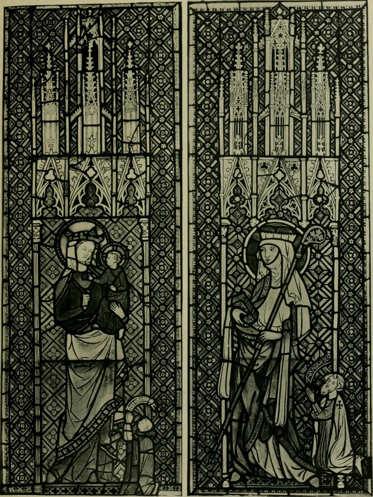 An illustration from Die rheinischen Glasmalereien vom 12. bis zum 16. Jahrhundert, 1912, leaf 260