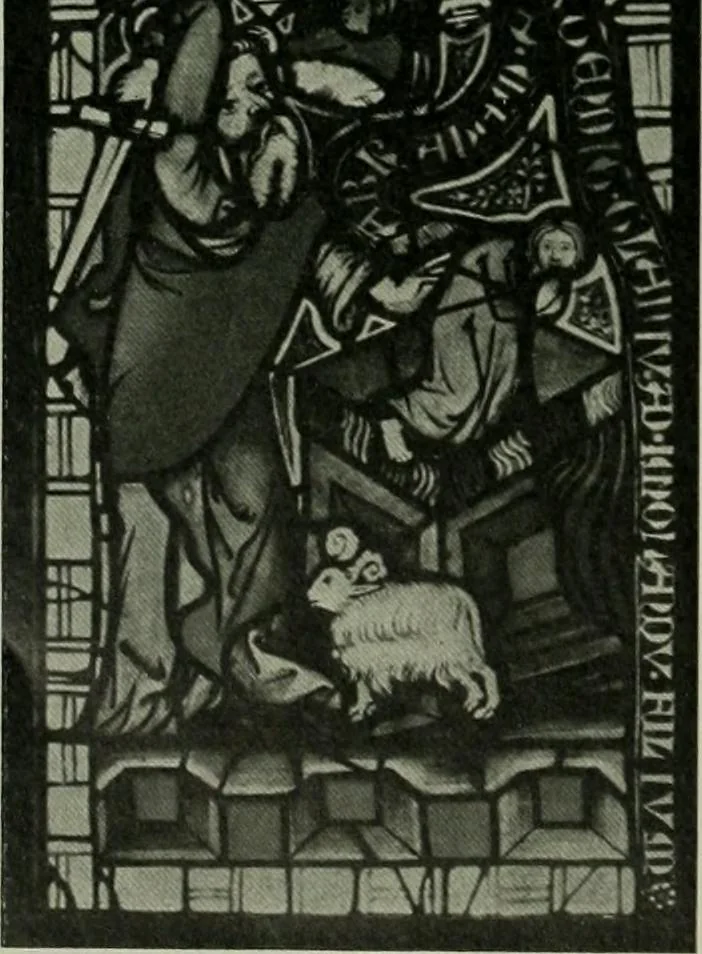 An illustration from Die rheinischen Glasmalereien vom 12. bis zum 16. Jahrhundert, 1912, leaf 267