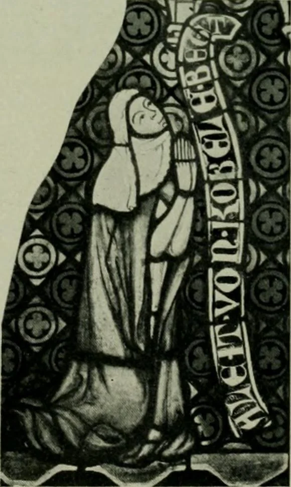 An illustration from Die rheinischen Glasmalereien vom 12. bis zum 16. Jahrhundert, 1912, leaf 267
