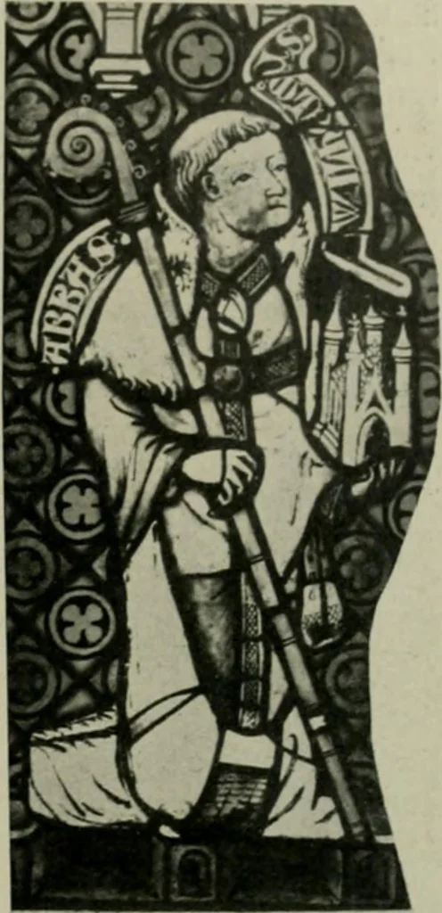 An illustration from Die rheinischen Glasmalereien vom 12. bis zum 16. Jahrhundert, 1912, leaf 268