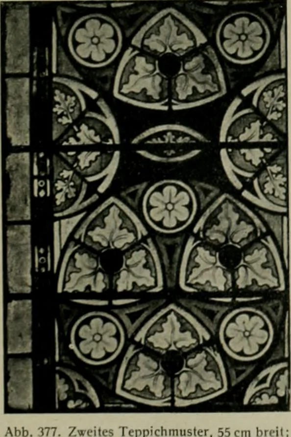 An illustration from Die rheinischen Glasmalereien vom 12. bis zum 16. Jahrhundert, 1912, leaf 270