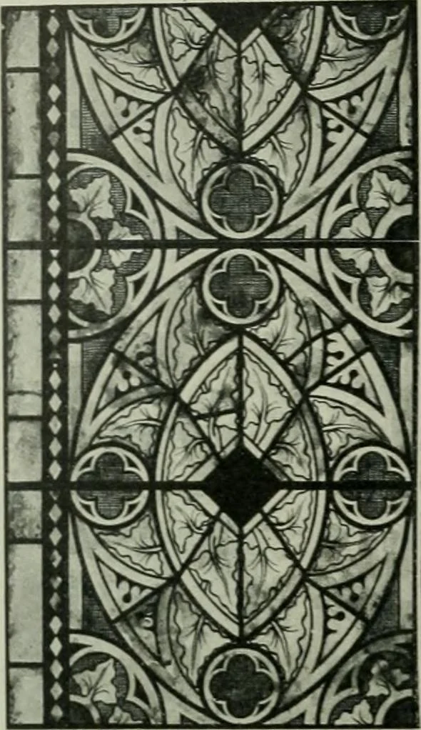 An illustration from Die rheinischen Glasmalereien vom 12. bis zum 16. Jahrhundert, 1912, leaf 271