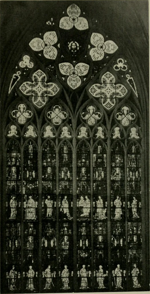 An illustration from Die rheinischen Glasmalereien vom 12. bis zum 16. Jahrhundert, 1912, leaf 274
