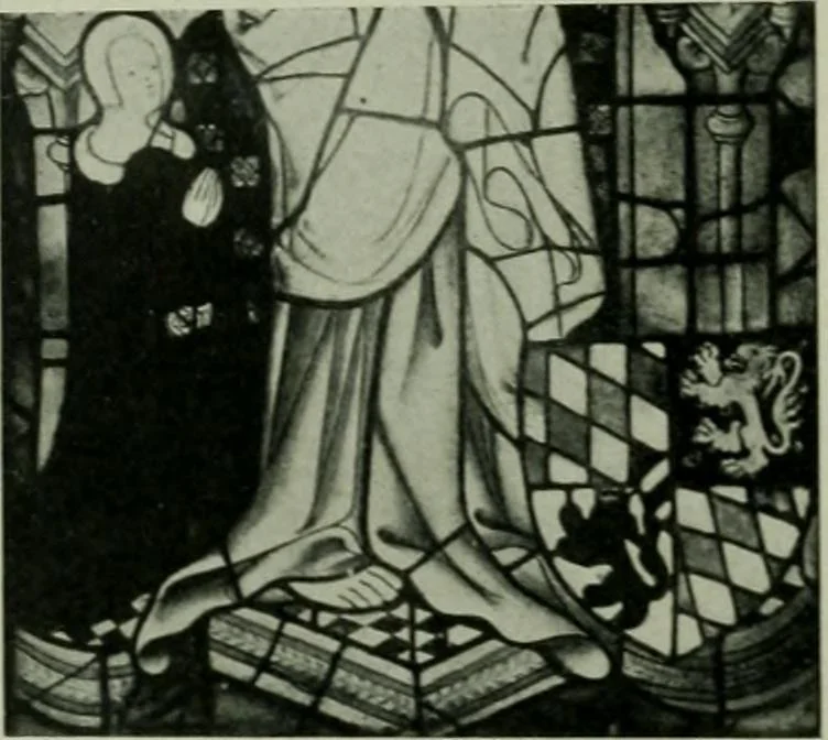 An illustration from Die rheinischen Glasmalereien vom 12. bis zum 16. Jahrhundert, 1912, leaf 275