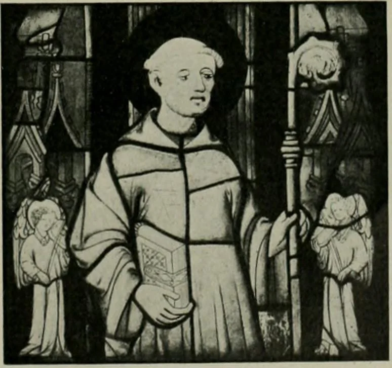 An illustration from Die rheinischen Glasmalereien vom 12. bis zum 16. Jahrhundert, 1912, leaf 276