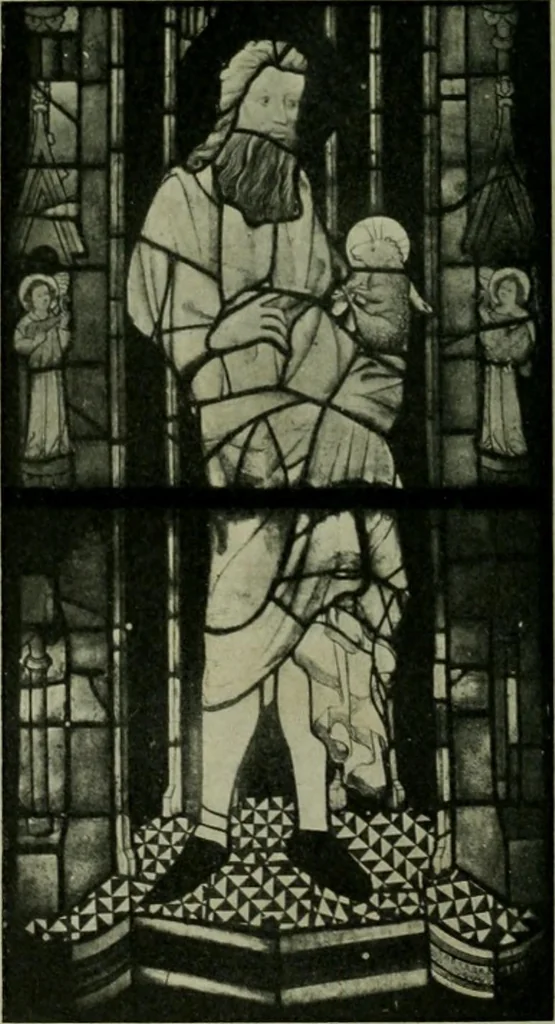 An illustration from Die rheinischen Glasmalereien vom 12. bis zum 16. Jahrhundert, 1912, leaf 277