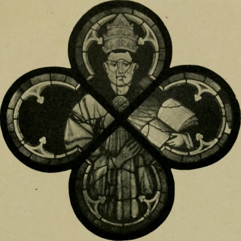 An illustration from Die rheinischen Glasmalereien vom 12. bis zum 16. Jahrhundert, 1912, leaf 280