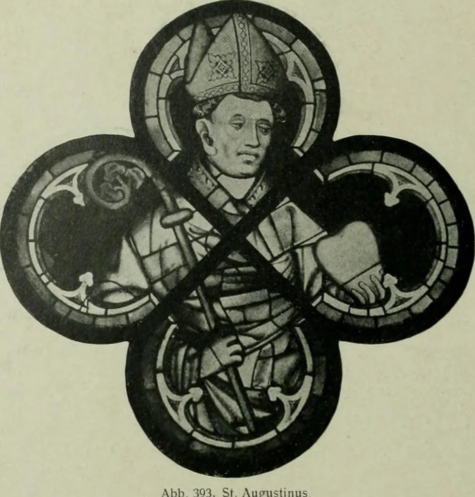 An illustration from Die rheinischen Glasmalereien vom 12. bis zum 16. Jahrhundert, 1912, leaf 281