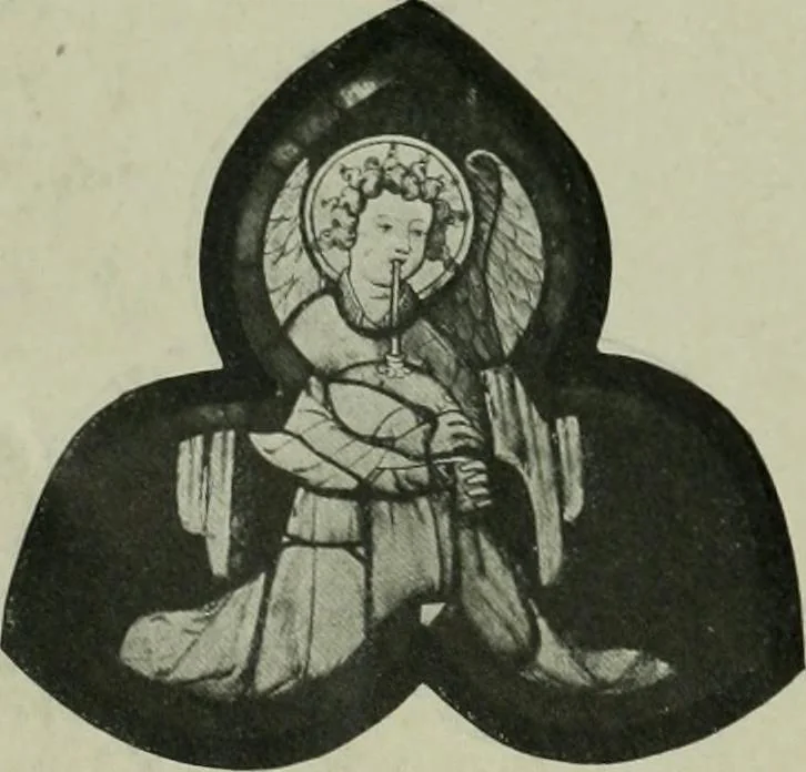 An illustration from Die rheinischen Glasmalereien vom 12. bis zum 16. Jahrhundert, 1912, leaf 281