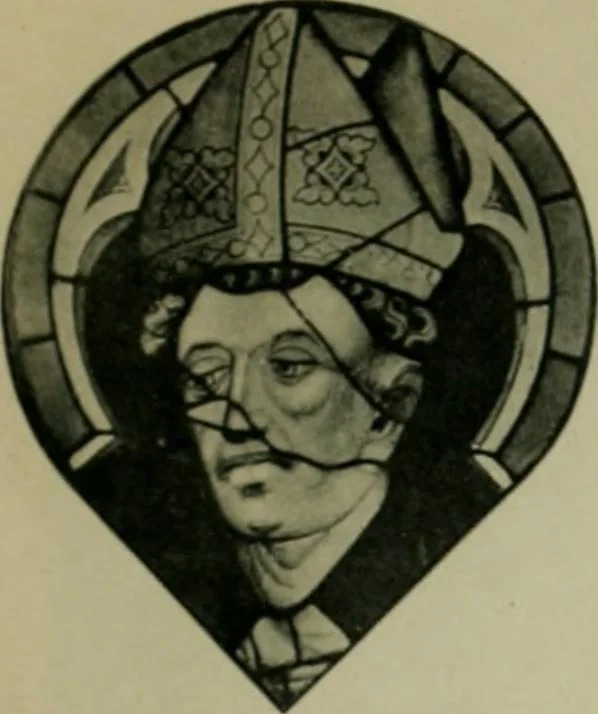 An illustration from Die rheinischen Glasmalereien vom 12. bis zum 16. Jahrhundert, 1912, leaf 282