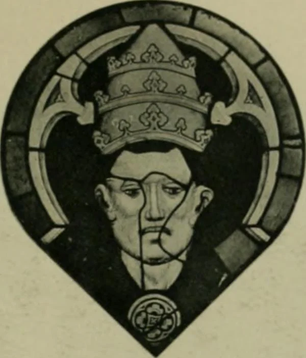 An illustration from Die rheinischen Glasmalereien vom 12. bis zum 16. Jahrhundert, 1912, leaf 282