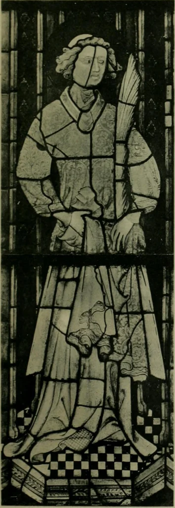 An illustration from Die rheinischen Glasmalereien vom 12. bis zum 16. Jahrhundert, 1912, leaf 282