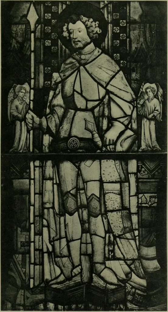 An illustration from Die rheinischen Glasmalereien vom 12. bis zum 16. Jahrhundert, 1912, leaf 282