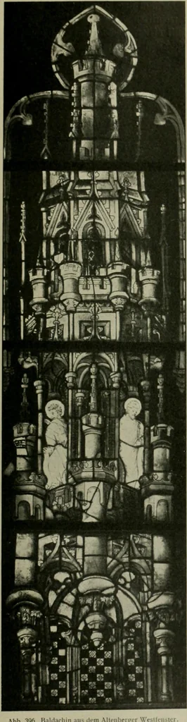 An illustration from Die rheinischen Glasmalereien vom 12. bis zum 16. Jahrhundert, 1912, leaf 286