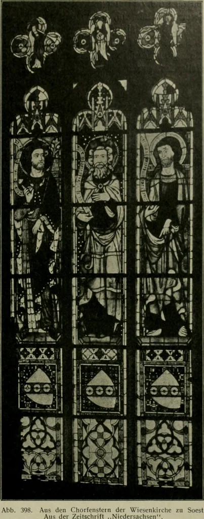 An illustration from Die rheinischen Glasmalereien vom 12. bis zum 16. Jahrhundert, 1912, leaf 288