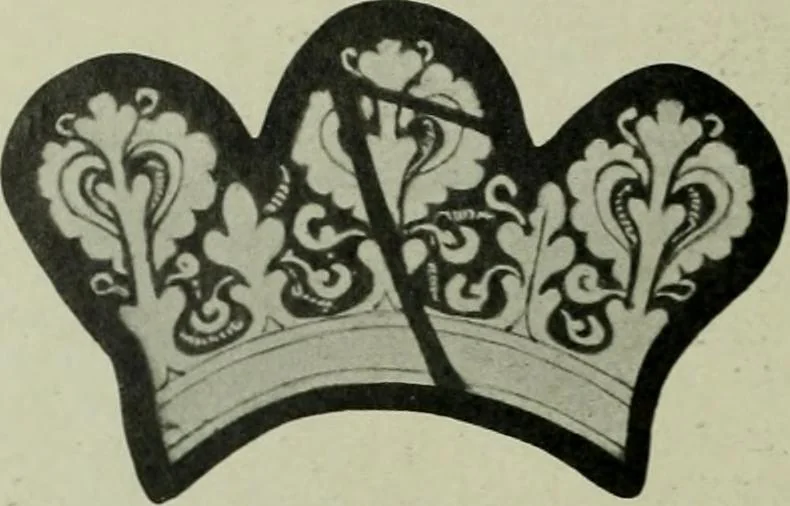 An illustration from Die rheinischen Glasmalereien vom 12. bis zum 16. Jahrhundert, 1912, leaf 57