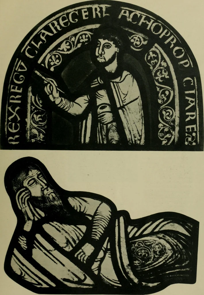 An illustration from Die rheinischen Glasmalereien vom 12. bis zum 16. Jahrhundert, 1912, leaf 60