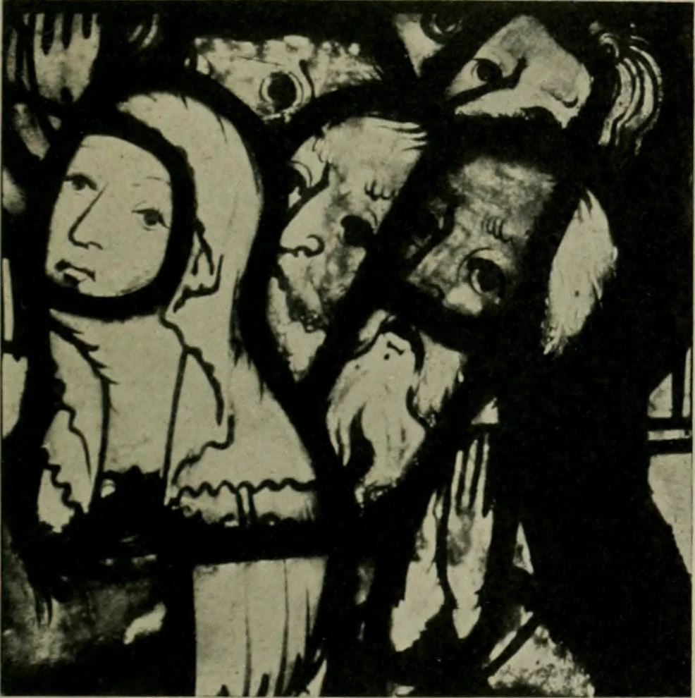 An illustration from Die rheinischen Glasmalereien vom 12. bis zum 16. Jahrhundert, 1912, leaf 64