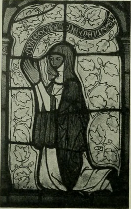 An illustration from Die rheinischen Glasmalereien vom 12. bis zum 16. Jahrhundert, 1912, leaf 65