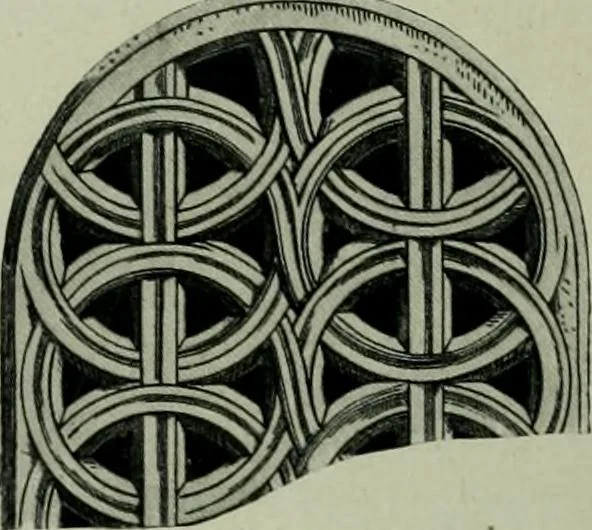 An illustration from Die rheinischen Glasmalereien vom 12. bis zum 16. Jahrhundert, 1912, leaf 73
