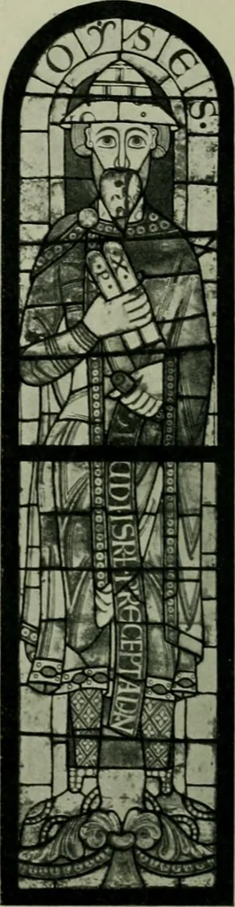 An illustration from Die rheinischen Glasmalereien vom 12. bis zum 16. Jahrhundert, 1912, leaf 87
