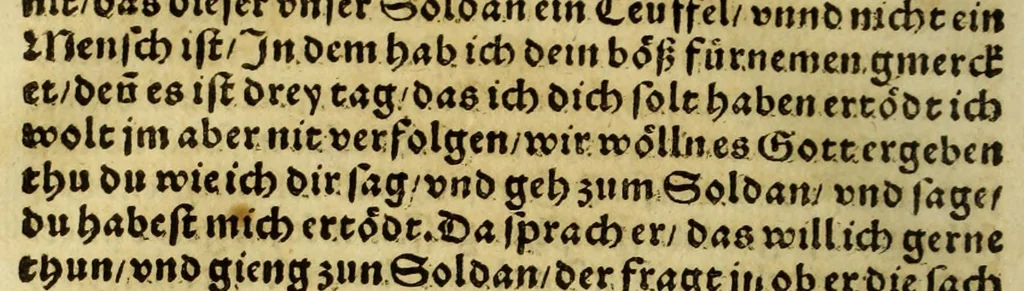 An illustration from Die ritterliche vnnd lobwirdige Reyss, des gestrengen vnd vber all ander weit erfarne Ritter, vnnd Landtfahrer, Herrn Ludovico Vartomans von Bolonia, sagend von den Landen Egypto, Syria, von beiden Arabia, Persia, India, vnd Ethiopia ., 1548, leaf 80