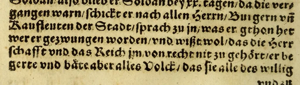 An illustration from Die ritterliche vnnd lobwirdige Reyss, des gestrengen vnd vber all ander weit erfarne Ritter, vnnd Landtfahrer, Herrn Ludovico Vartomans von Bolonia, sagend von den Landen Egypto, Syria, von beiden Arabia, Persia, India, vnd Ethiopia ., 1548, leaf 80