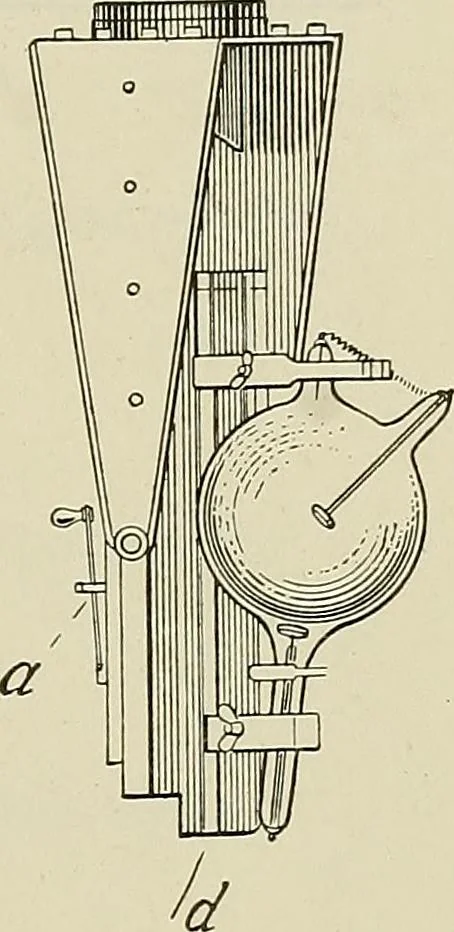 An illustration from Die Röntgentechnik : Lehrbuch für Ärzte und Studierende, 1906, leaf 100