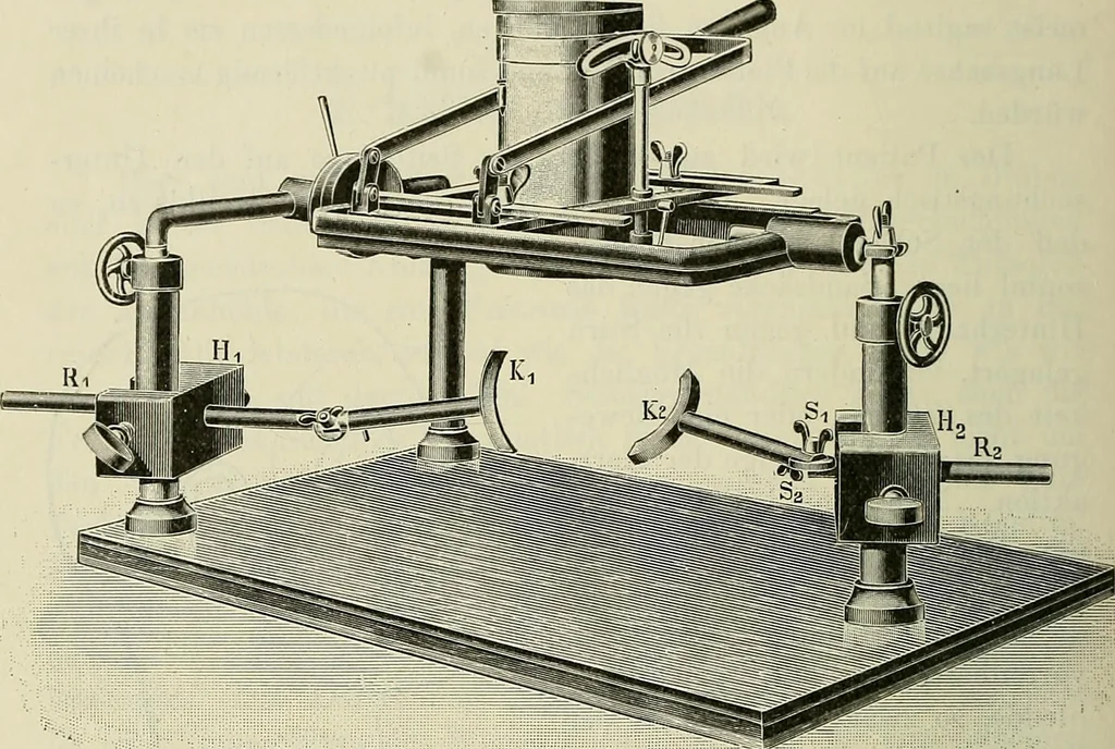 An illustration from Die Röntgentechnik : Lehrbuch für Ärzte und Studierende, 1906, leaf 207