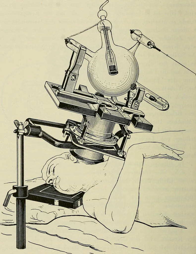 An illustration from Die Röntgentechnik : Lehrbuch für Ärzte und Studierende, 1906, leaf 229