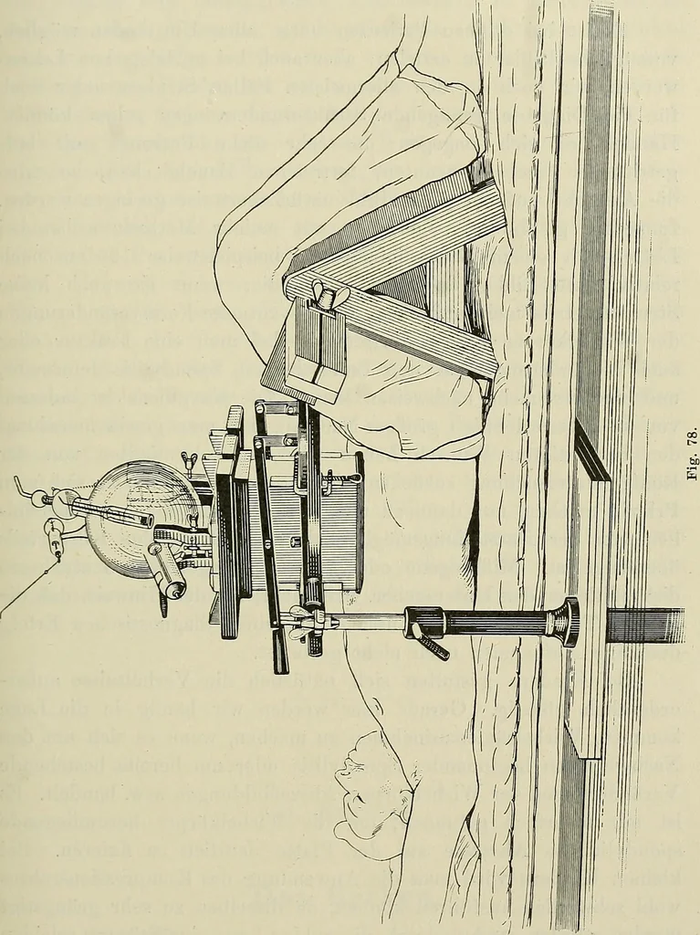 An illustration from Die Röntgentechnik : Lehrbuch für Ärzte und Studierende, 1906, leaf 240