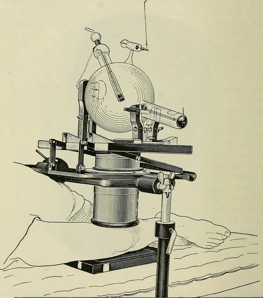 An illustration from Die Röntgentechnik : Lehrbuch für Ärzte und Studierende, 1906, leaf 261