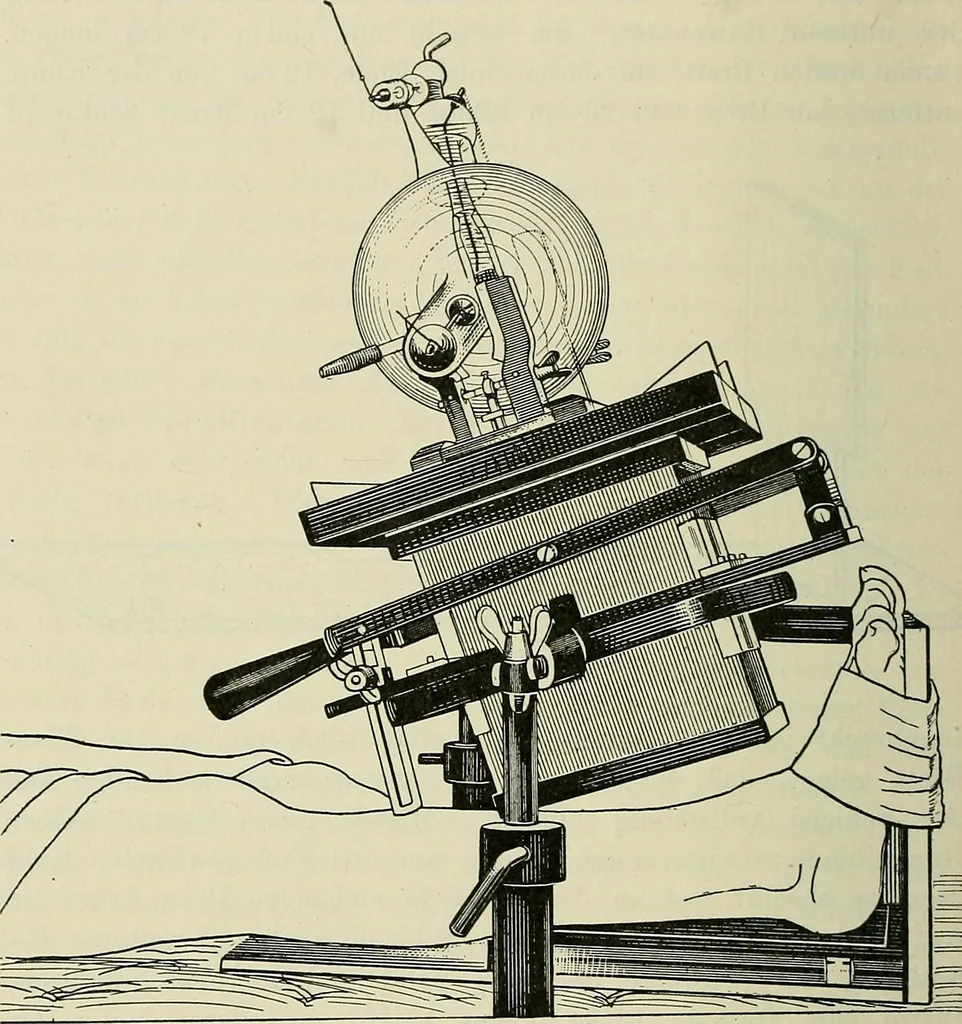 An illustration from Die Röntgentechnik : Lehrbuch für Ärzte und Studierende, 1906, leaf 267