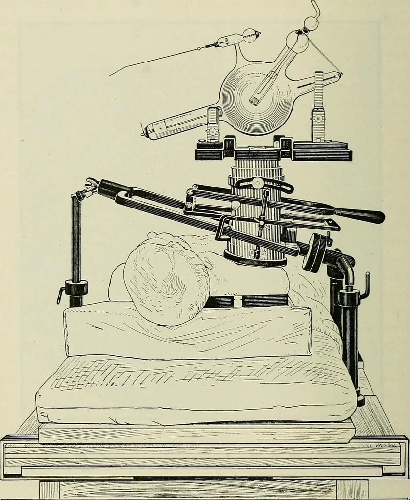 An illustration from Die Röntgentechnik : Lehrbuch für Ärzte und Studierende, 1906, leaf 285