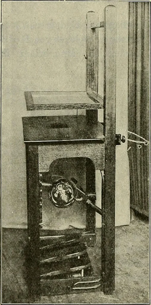 An illustration from Die Röntgentechnik : Lehrbuch für Ärzte und Studierende, 1906, leaf 415