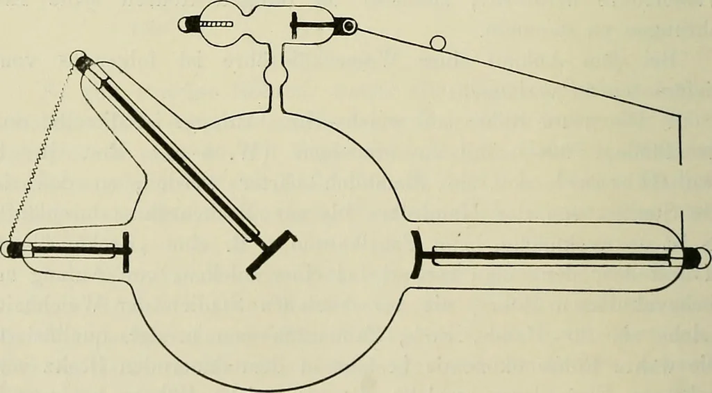 An illustration from Die Röntgentechnik : Lehrbuch für Ärzte und Studierende, 1906, leaf 77