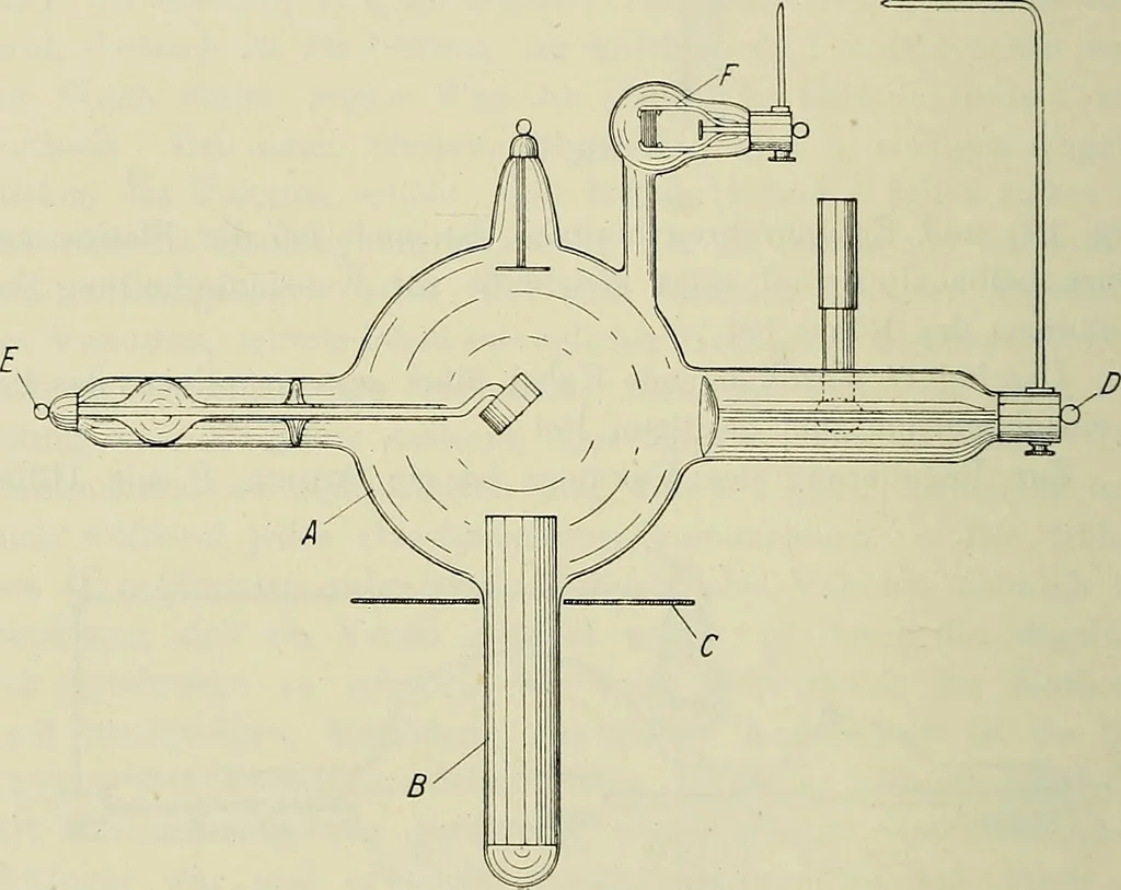 An illustration from Die Röntgentechnik : Lehrbuch für Ärzte und Studierende, 1906, leaf 83