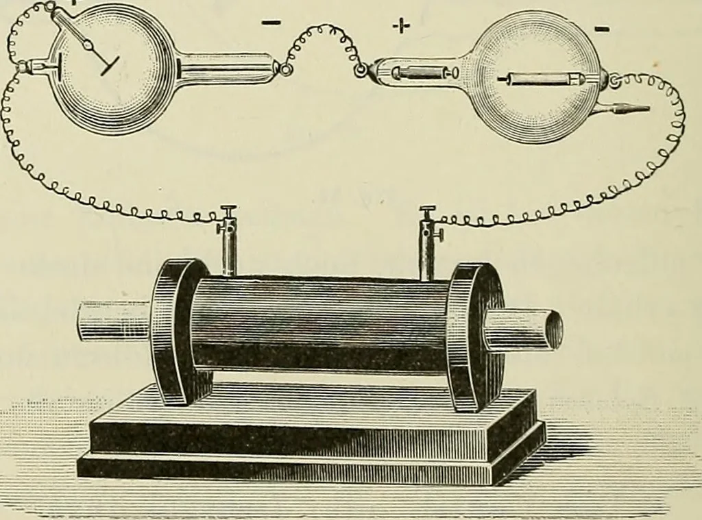 An illustration from Die Röntgentechnik : Lehrbuch für Ärzte und Studierende, 1906, leaf 87