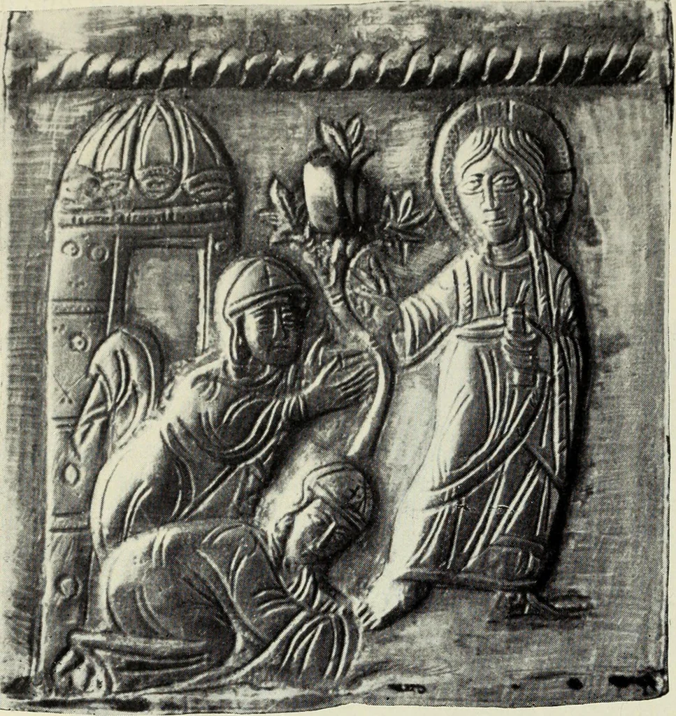 An illustration from Die römische Kapelle Sancta sanctorum und ihr Schatz : meine Entdeckungen und Studien in der Palastkapelle der mittelalterlichen Päpste, 1908, leaf 109