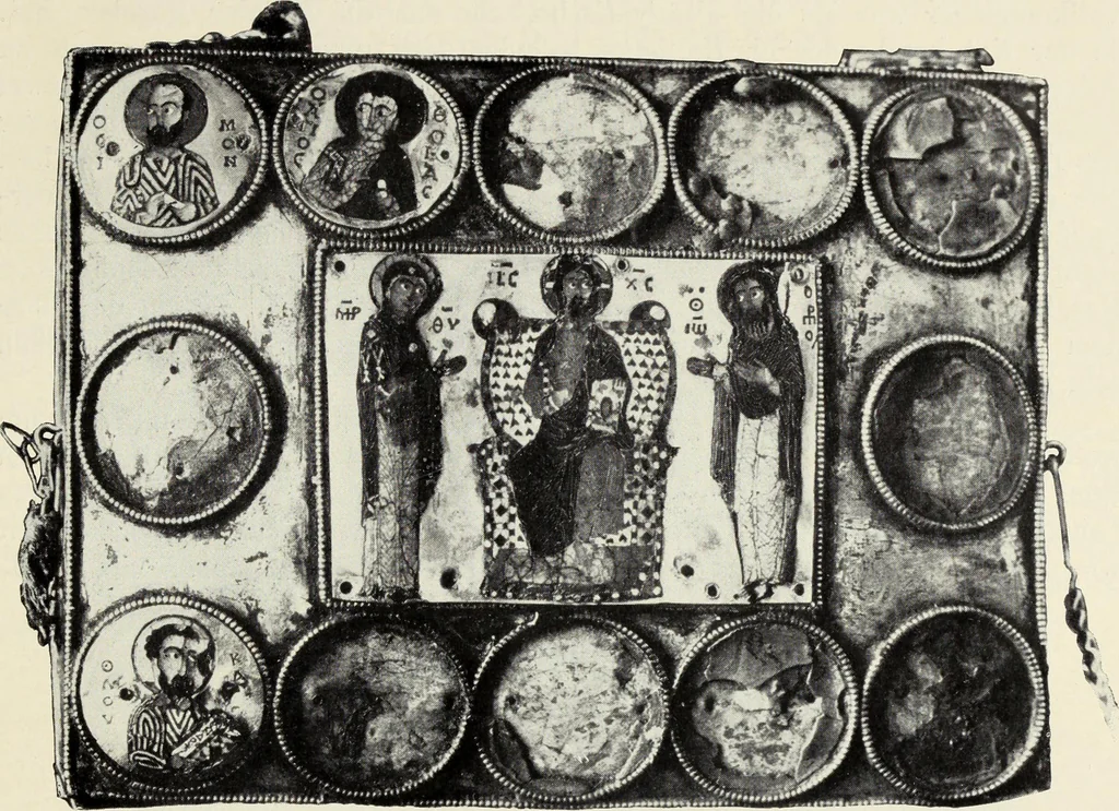 An illustration from Die römische Kapelle Sancta sanctorum und ihr Schatz : meine Entdeckungen und Studien in der Palastkapelle der mittelalterlichen Päpste, 1908, leaf 118