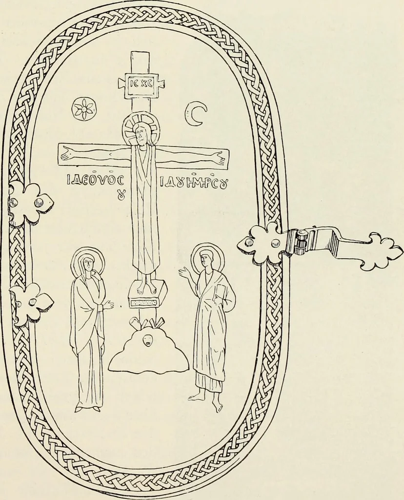 An illustration from Die römische Kapelle Sancta sanctorum und ihr Schatz : meine Entdeckungen und Studien in der Palastkapelle der mittelalterlichen Päpste, 1908, leaf 122