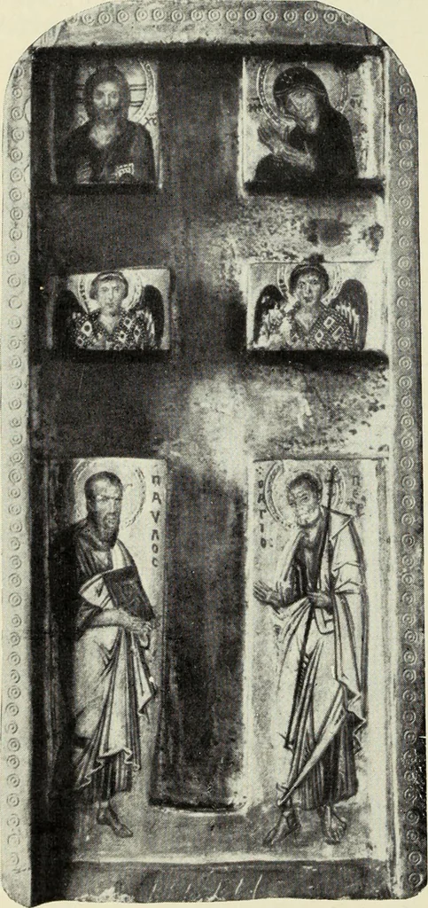 An illustration from Die römische Kapelle Sancta sanctorum und ihr Schatz : meine Entdeckungen und Studien in der Palastkapelle der mittelalterlichen Päpste, 1908, leaf 123