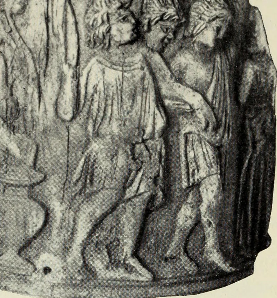 An illustration from Die römische Kapelle Sancta sanctorum und ihr Schatz : meine Entdeckungen und Studien in der Palastkapelle der mittelalterlichen Päpste, 1908, leaf 131