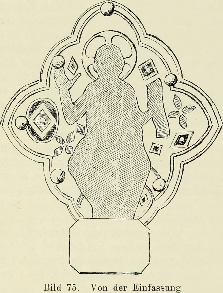 An illustration from Die römische Kapelle Sancta sanctorum und ihr Schatz : meine Entdeckungen und Studien in der Palastkapelle der mittelalterlichen Päpste, 1908, leaf 147