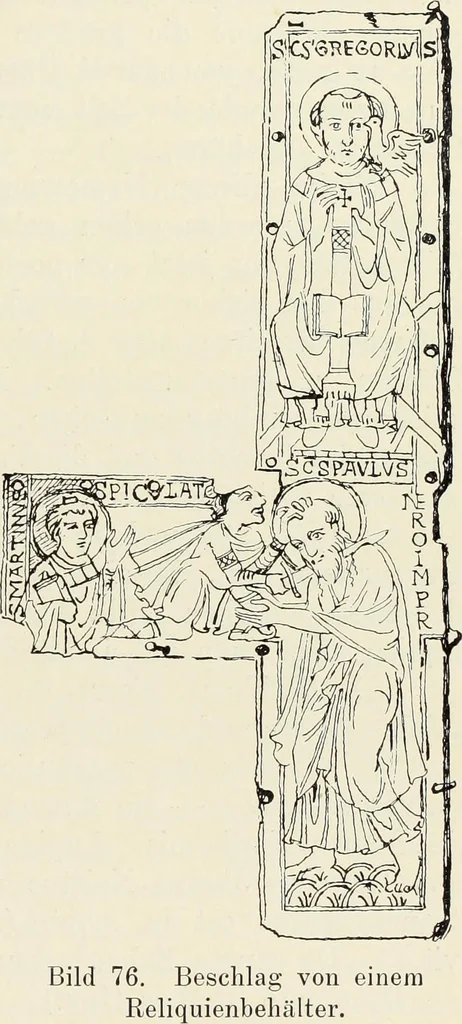 An illustration from Die römische Kapelle Sancta sanctorum und ihr Schatz : meine Entdeckungen und Studien in der Palastkapelle der mittelalterlichen Päpste, 1908, leaf 148