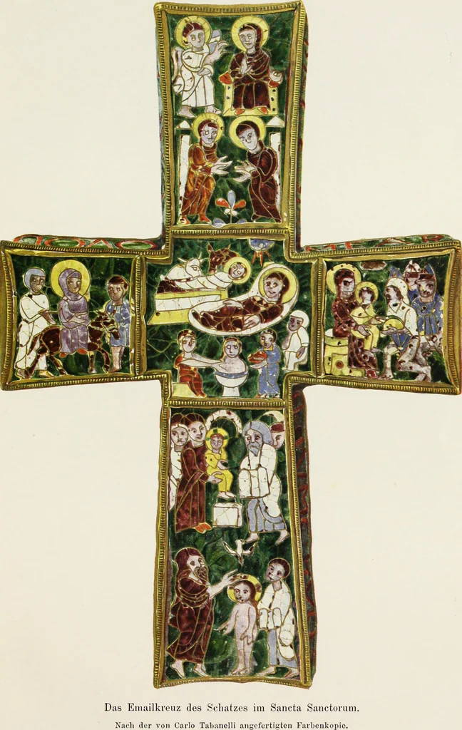 An illustration from Die römische Kapelle Sancta sanctorum und ihr Schatz : meine Entdeckungen und Studien in der Palastkapelle der mittelalterlichen Päpste, 1908, leaf 170