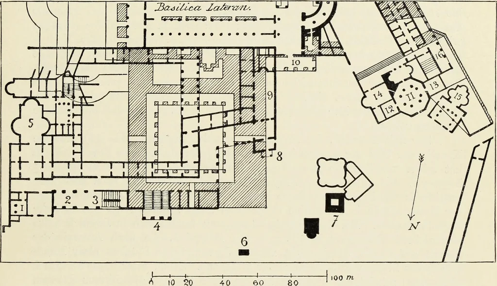 An illustration from Die römische Kapelle Sancta sanctorum und ihr Schatz : meine Entdeckungen und Studien in der Palastkapelle der mittelalterlichen Päpste, 1908, leaf 24