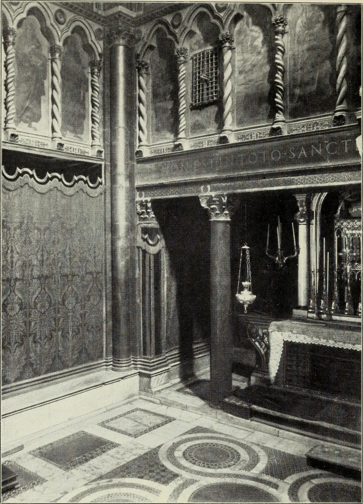 An illustration from Die römische Kapelle Sancta sanctorum und ihr Schatz : meine Entdeckungen und Studien in der Palastkapelle der mittelalterlichen Päpste, 1908, leaf 43