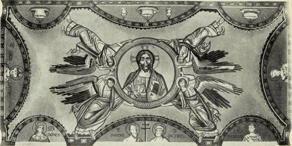An illustration from Die römische Kapelle Sancta sanctorum und ihr Schatz : meine Entdeckungen und Studien in der Palastkapelle der mittelalterlichen Päpste, 1908, leaf 49