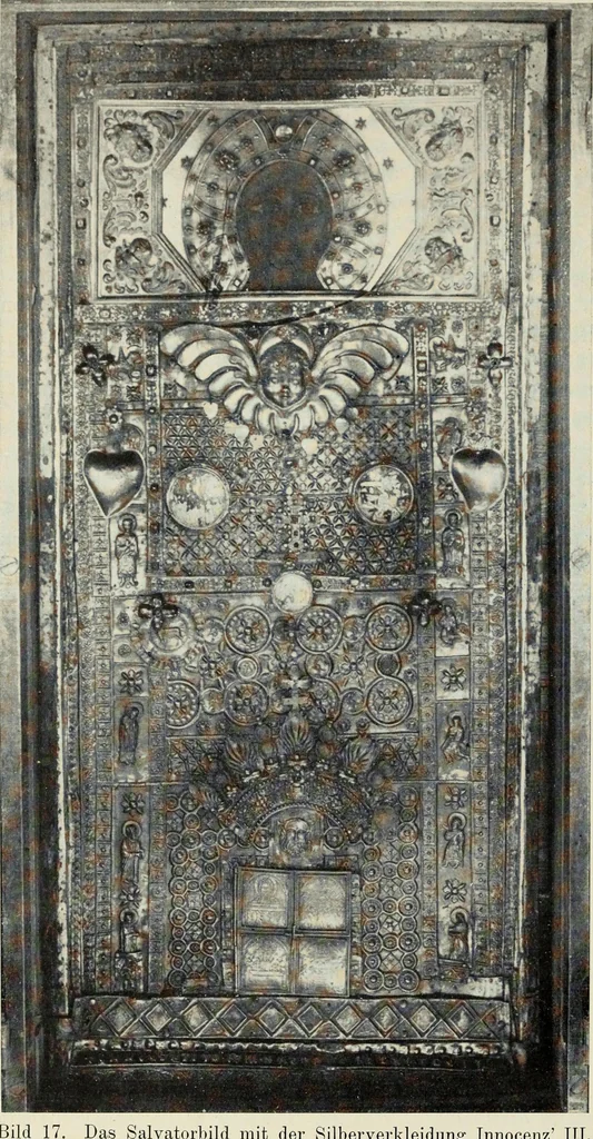 An illustration from Die römische Kapelle Sancta sanctorum und ihr Schatz : meine Entdeckungen und Studien in der Palastkapelle der mittelalterlichen Päpste, 1908, leaf 51